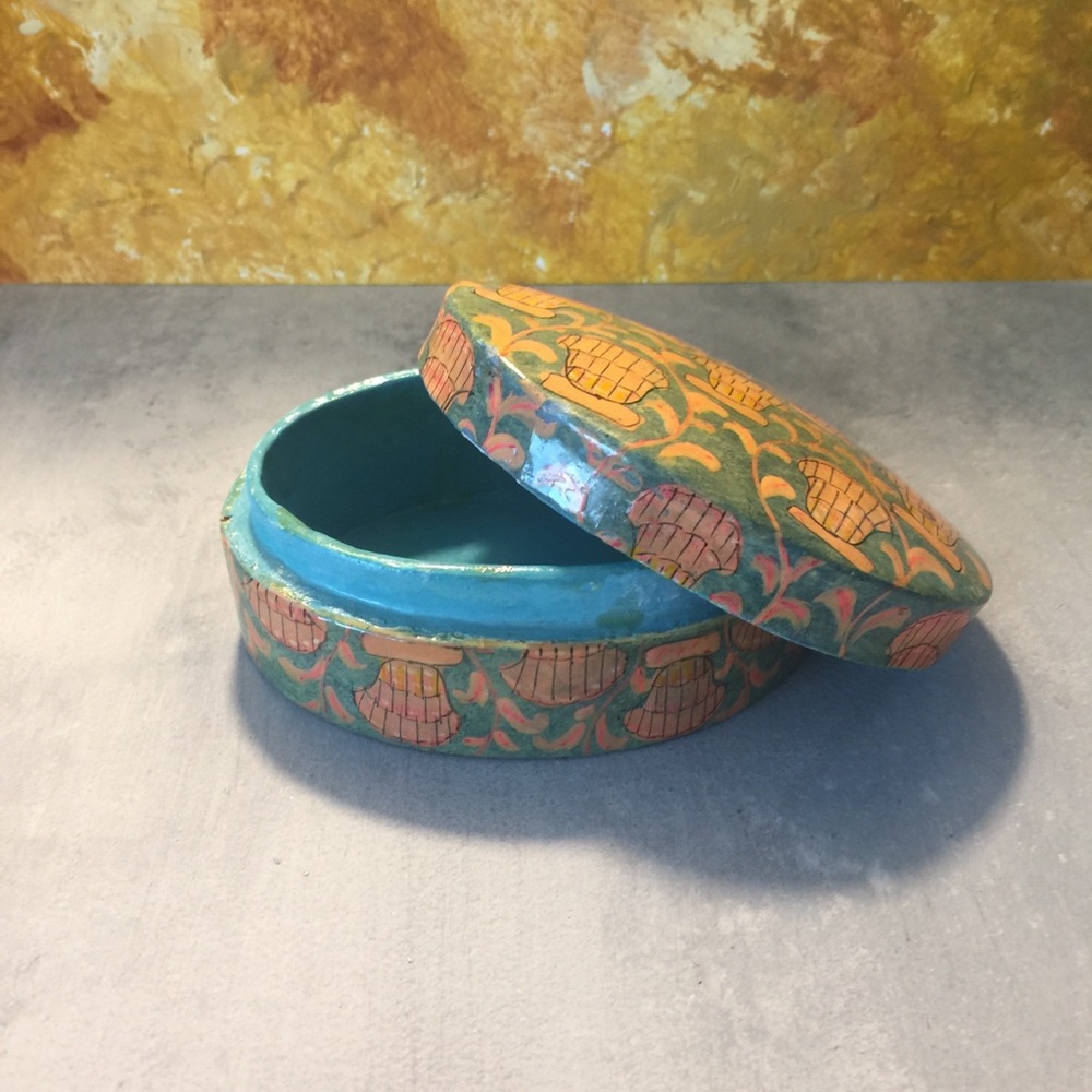 Box For Trinkets Paper Mache